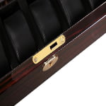 High Glossy Ebony 4-Watch Winder with 6-Watch Storage