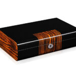 High Glossy Ebony Grain and Black 10 Watch Case