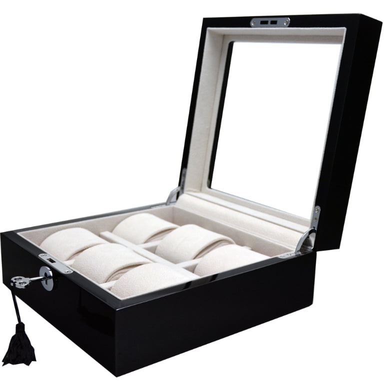 High Glossy Black with Beige 6 Watch Case