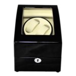 2-Watch Winder with 3-Watch Storage for Combined Watch Presentation