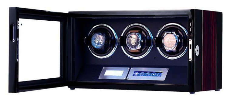 3 Watch Winder with Touchscreen Control and LED Light