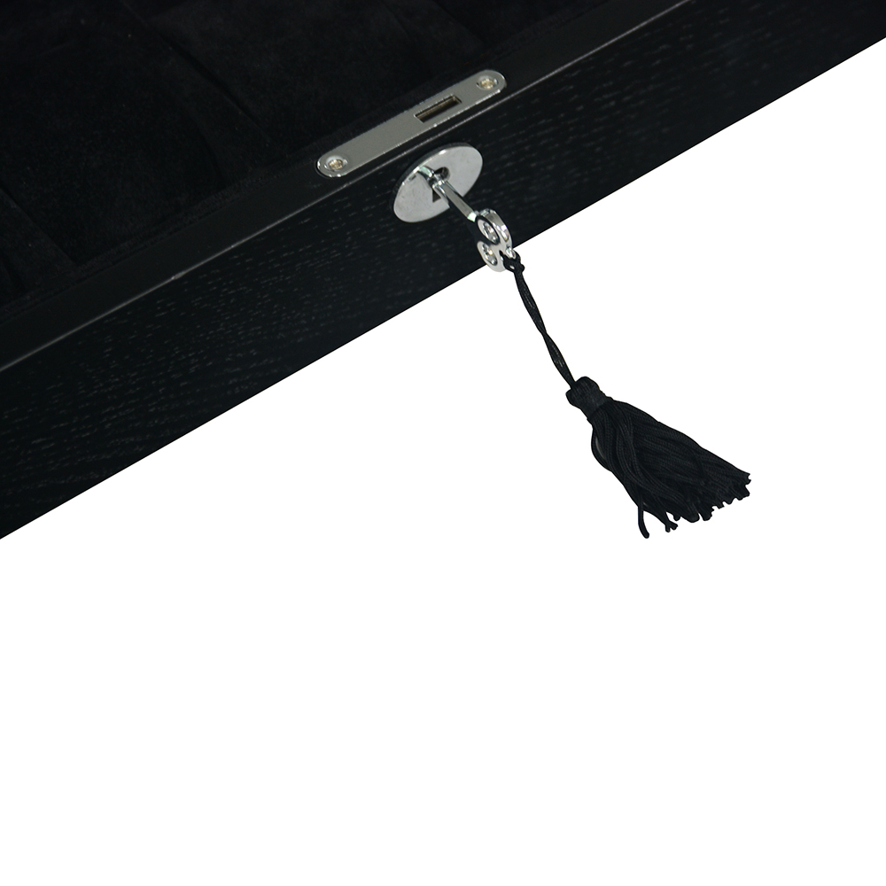 watch storage case with tempered glass display window