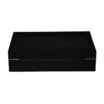 scandinavian watch storage box with glass top display