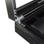 5 watch storage box with leather cushions and organized compartments