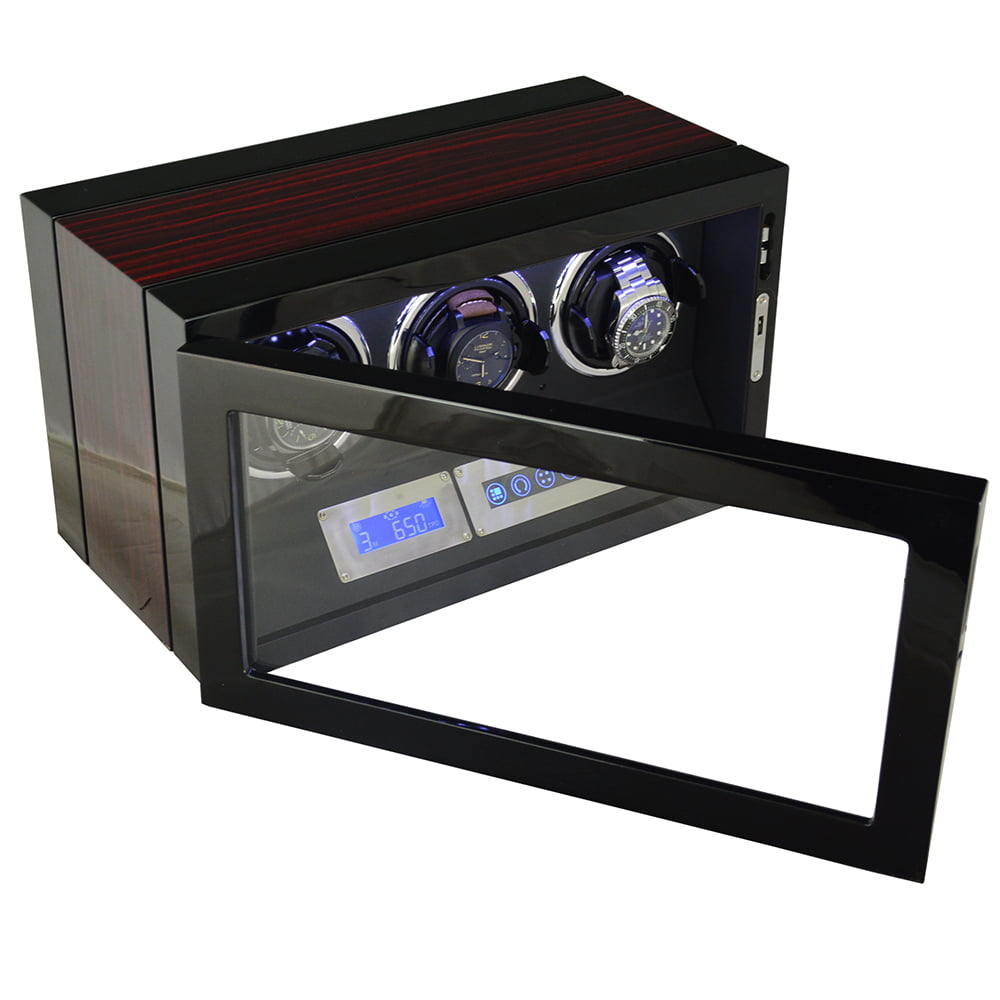 3 Watch Winder with Touchscreen Control and LED Light
