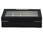 Bark Veneered MDF Jewelry Organizer Case