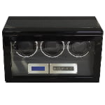 Carbon Black 3 Watch Winder with Touchscreen Control and Adjustable TPD