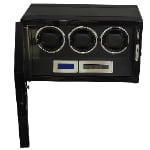 Carbon Black 3 Watch Winder with Touchscreen Control and Adjustable TPD