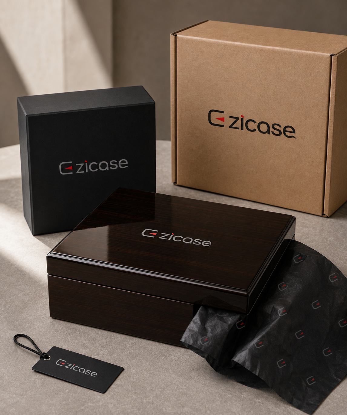 Custom logo branding gift box and packaging presentation
