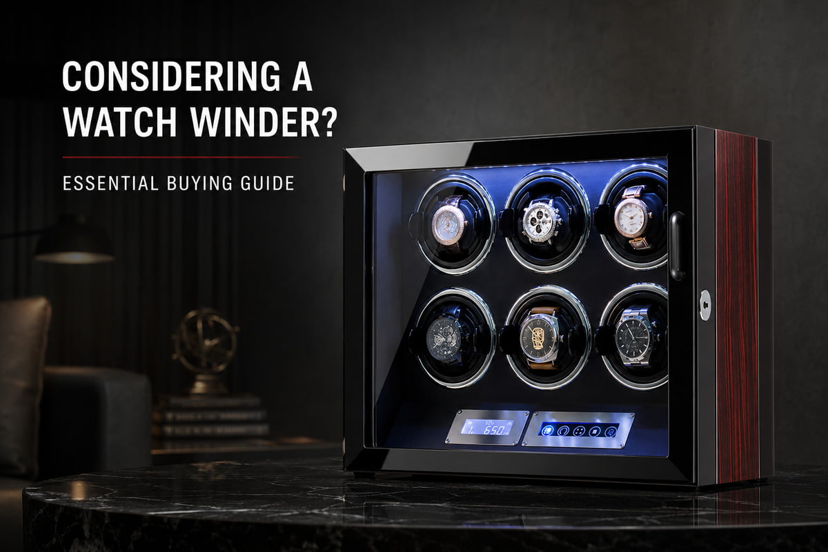 Watch winder guide with various models