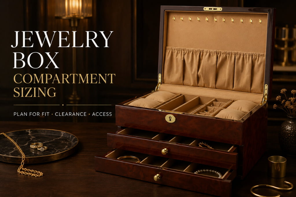 Jewelry Box Compartment Sizing Guide for Different Jewelry Types