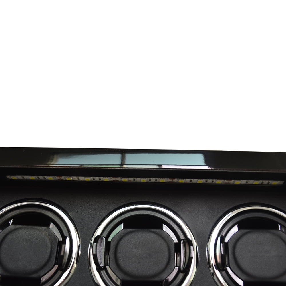 Carbon Black 3 Watch Winder with Touchscreen Control and Adjustable TPD