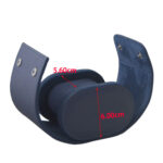 Crossed Grain Blue PU Leather 1 Watch Roll