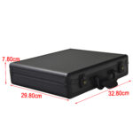 Aluminum Alloy Frame 18 Watch Suitcase with Velvet Interior