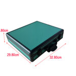 Green Aluminum Alloy Frame 18 Watch Suitcase