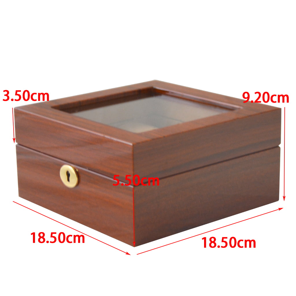 High Glossy Teak with Camel 6 Watch Case