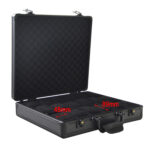 Aluminum Alloy Frame 18 Watch Suitcase with Velvet Interior