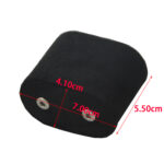 Pebbled Grain PU Leather 1 Watch Roll for Luxury Travel Storage