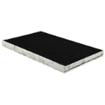 Marble white 10 watch display case with black interior finish