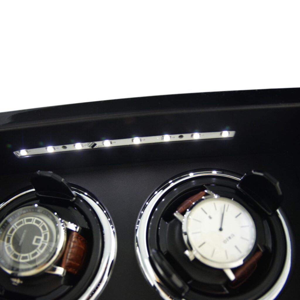 2 watch winder storage case with LED light