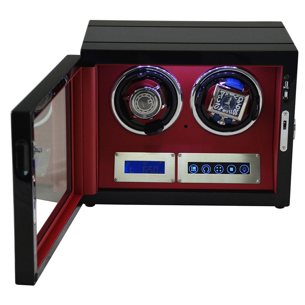 ODM double watch winder open with touch screen