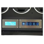 12 watch winder touchscreen control panel with illuminated TPD display and function controls