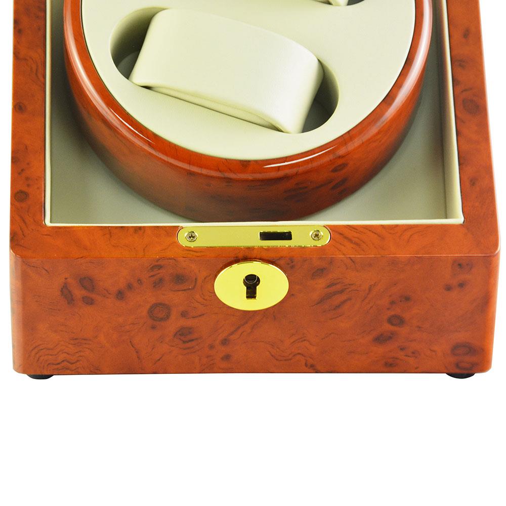 Watch Auto Winder with Dual Watch Rotation Display