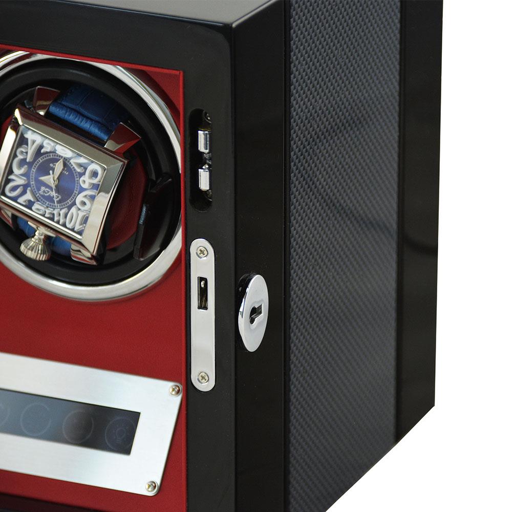 ODM double watch winder key detail with durable hardware