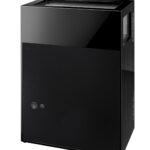 Watch winder rear viem with remote control and PU leather interior
