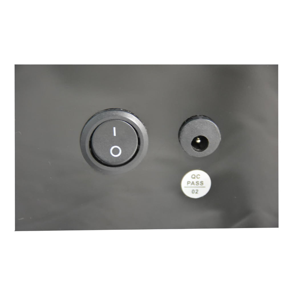 12 watch winder rear power switch and adapter input connection detail