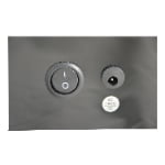 12 watch winder rear power switch and adapter input connection detail