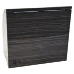 Dark oak automatic watch winder back side with japanese movement