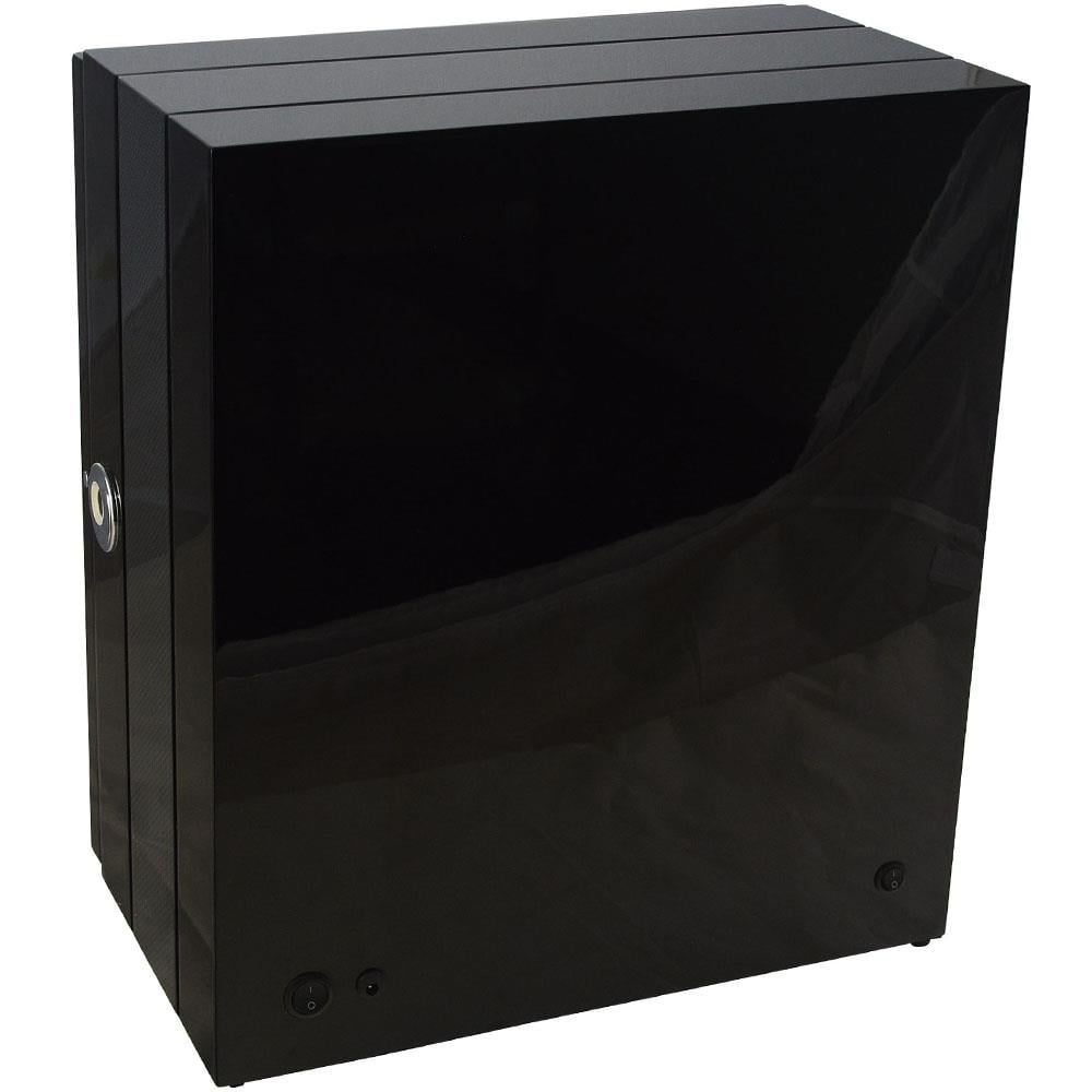 9 watch winder rear panel with power switch and AC/DC adapter input