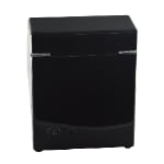 Black 2-watch winder rear view with power switch and adapter connection