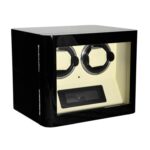 Luxury watch winder case angle side with remote control