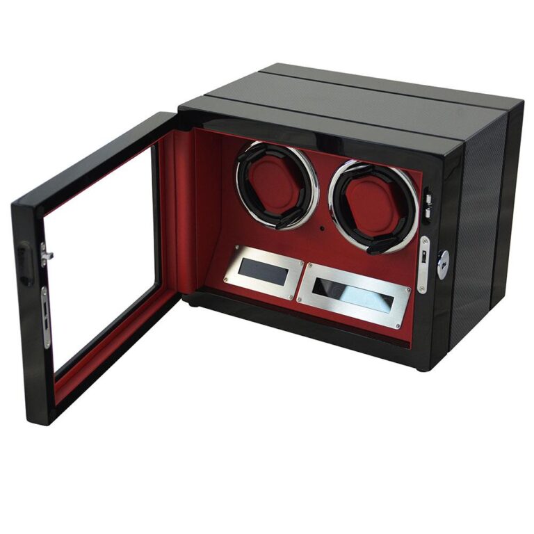 ODM Double Watch Winder with Touch Control and LED Light
