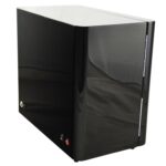 6 watch winder rear view with high-gloss lacquered MDF enclosure and rear control switches