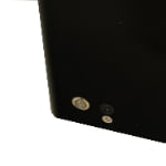 Watch winder rear control panel with power switch and connection ports