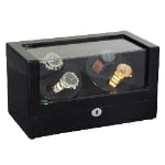 Black Watch Automatic Winder with Acrylic Display Window