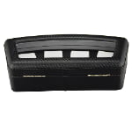 Carbon fiber watch box with transparent tempered glass display window