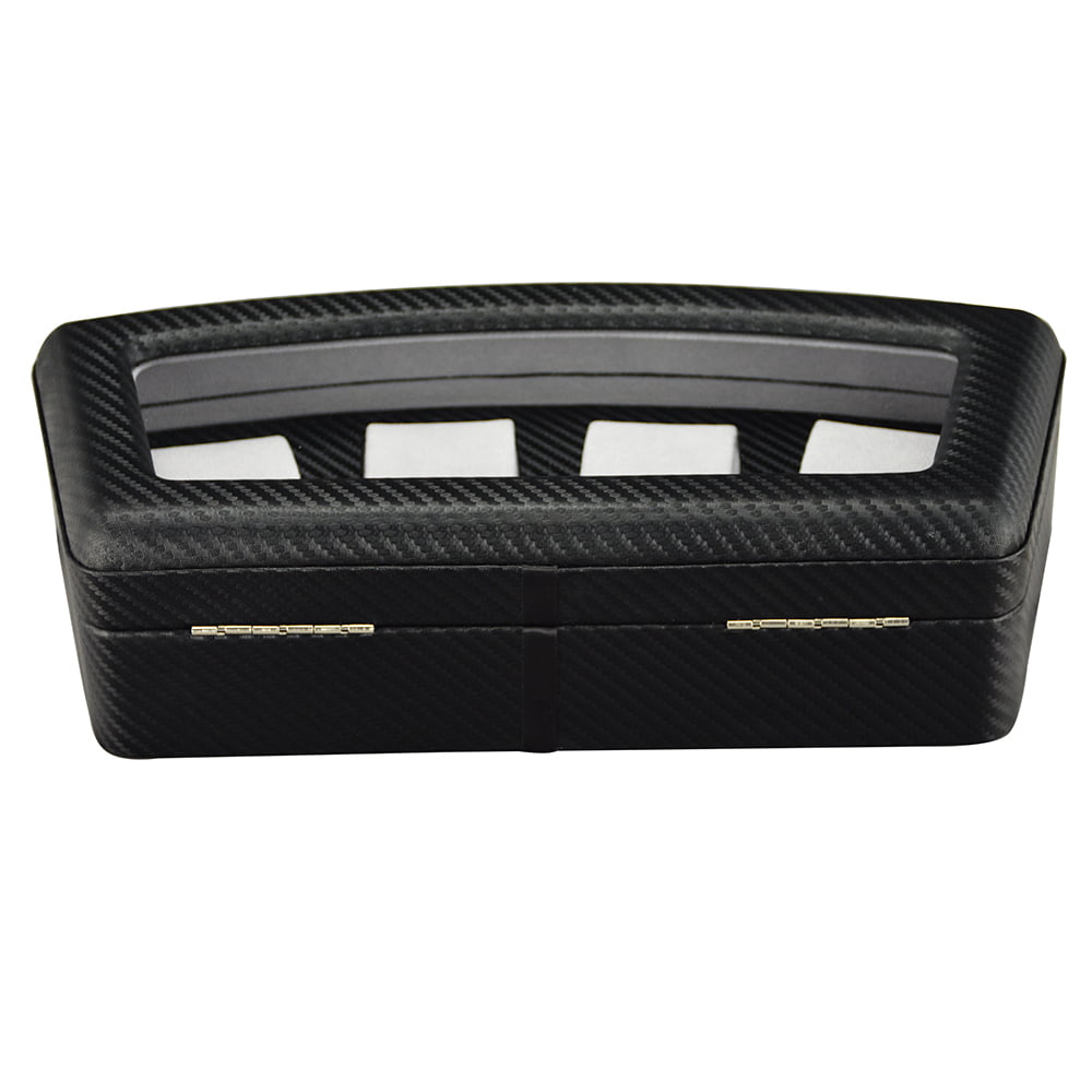 Carbon fiber watch box with transparent tempered glass display window
