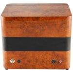 Premium watch storage winder back side with LCD display screen