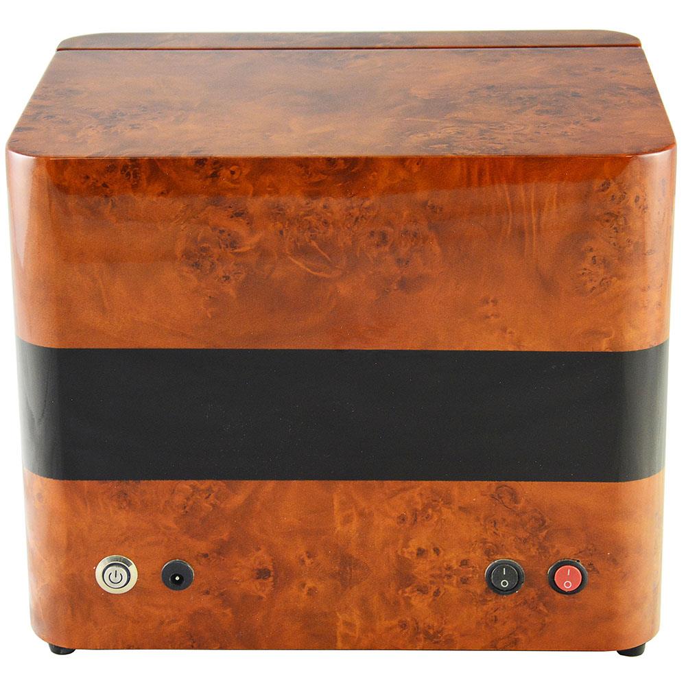 Premium watch storage winder back side with LCD display screen