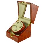 Watch Auto Winder with Dual Watch Rotation Display