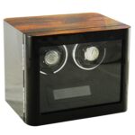 2 watch winder storage case with dual winding positions