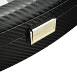 Luxury carbon fiber watch organizer box with premium exterior finish