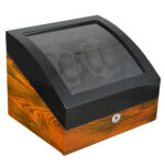 Automatic watch storage box with winding function and premium lacquered finish