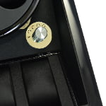 Black watch winder control knob for automatic winding adjustment