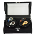 Black Watch Automatic Winder with Acrylic Display Window