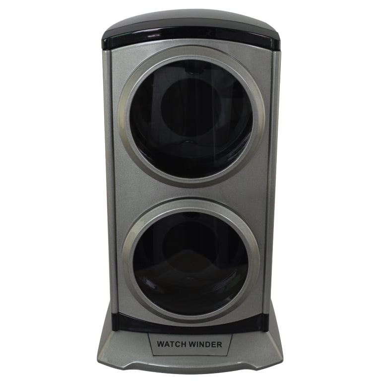 Molded Plastic Gray Double Watch Winder